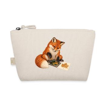 Fuchs druckt botanische Blätter - Bio-Täschchen - Natur - Vorne