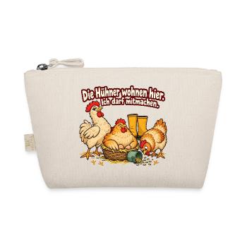 Hühnerhalter Hühnerhaltung Hühner Humor - Bio-Täschchen - Natur - Vorne