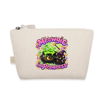 Meowagic in Progress – Katzenzauber Neon - Bio-Täschchen - Natur - Vorne