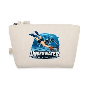 Unterwasser Rugby Cartoonlogo - Bio-Täschchen - Natur - Vorne