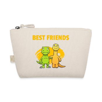 Best Friends Dinos Beste Freunde Dinosaurier - Bio-Täschchen - Natur - Vorne