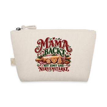 Mama backt – Mit Zimt und Nervenstärke Weihnachten - Bio-Täschchen - Natur - Vorne