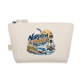 Nordisch im Herzen, frei im Kopf - Bio-Täschchen - Natur - Vorne