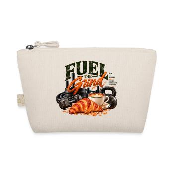 Fuel the Grind – Funktionelle Fitness & Kaffee - Bio-Täschchen - Natur - Vorne