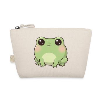 Frosch - Bio-Täschchen - Natur - Vorne