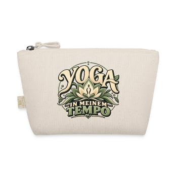 Yoga in meinem Tempo Ruhiges Yogamotiv - Bio-Täschchen - Natur - Vorne