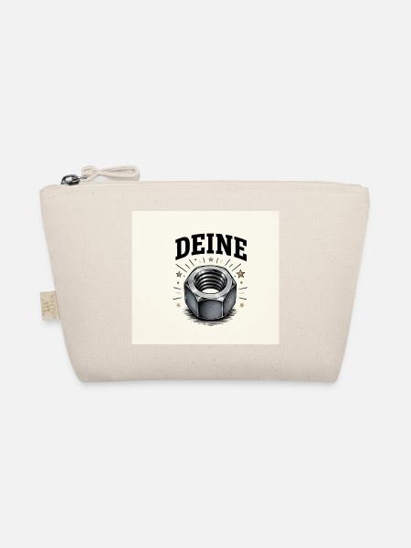 Deine Schraube Vintage Nut Grafik - Bio-Täschchen - Natur