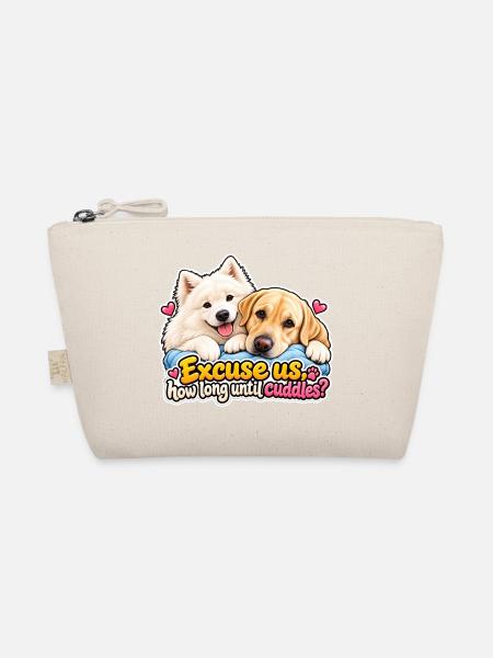 Kuschel-Countdown-Hunde - Bio-Täschchen - Natur