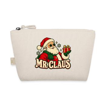 Mr Claus Geschenkheld - Bio-Täschchen - Natur - Vorne