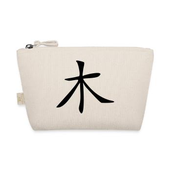 Tree - Kanji - Organic Pouch - nature - Front