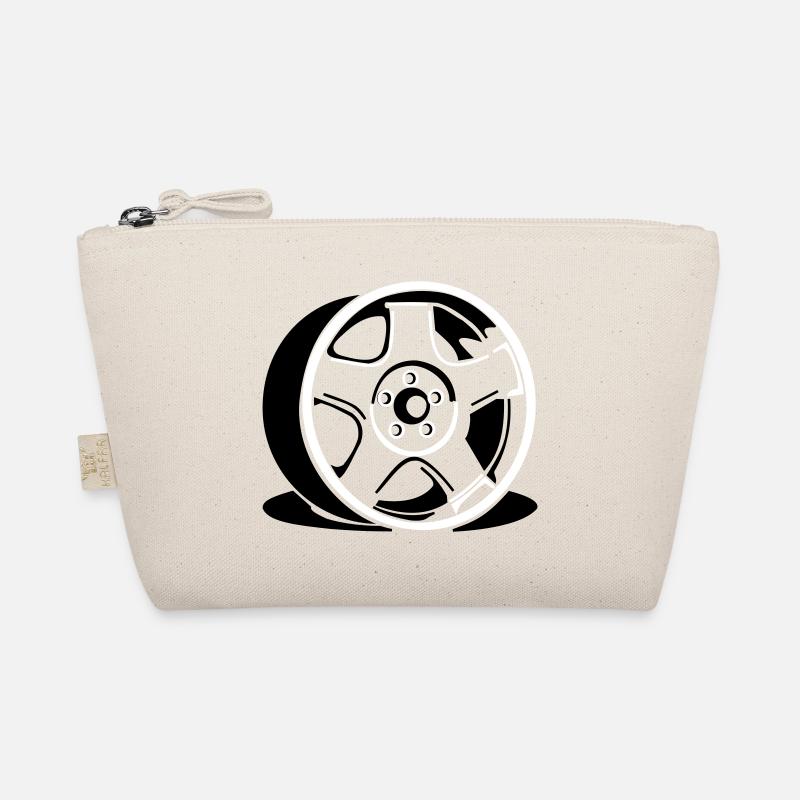 retro wheel Organic Pouch