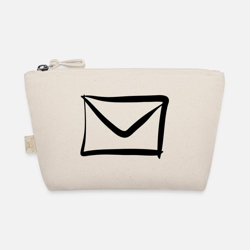 Brief / Briefumschlag Symbol. Post / E-Mail. Bio-Täschchen