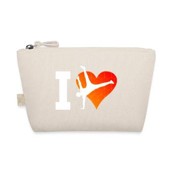 Bgirl Break Dance Women Hiphop Breakdance - Organic Pouch - nature - Front