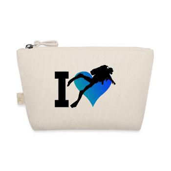 Diver Divers Diving Diving Scuba Diving - Organic Pouch - nature - Front