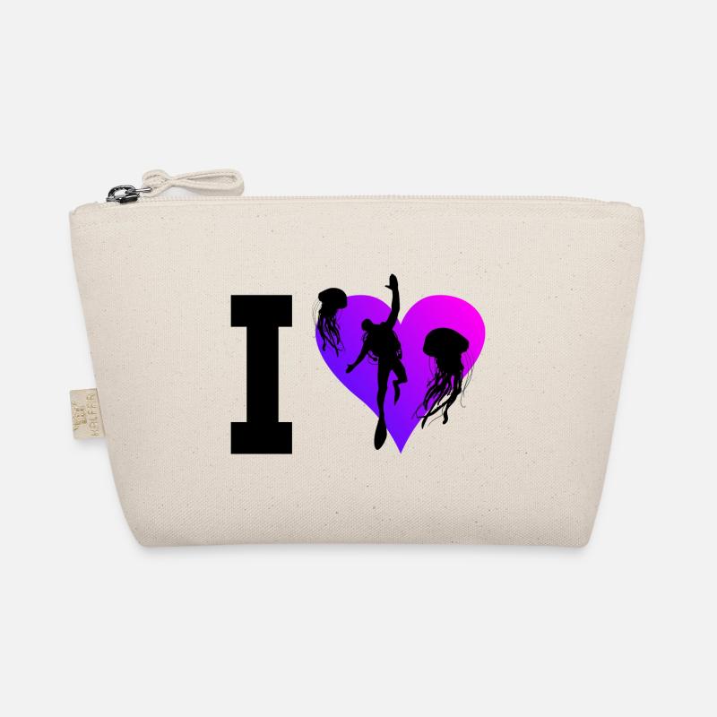 Scuba Divers Diving Men Free Dive Organic Pouch
