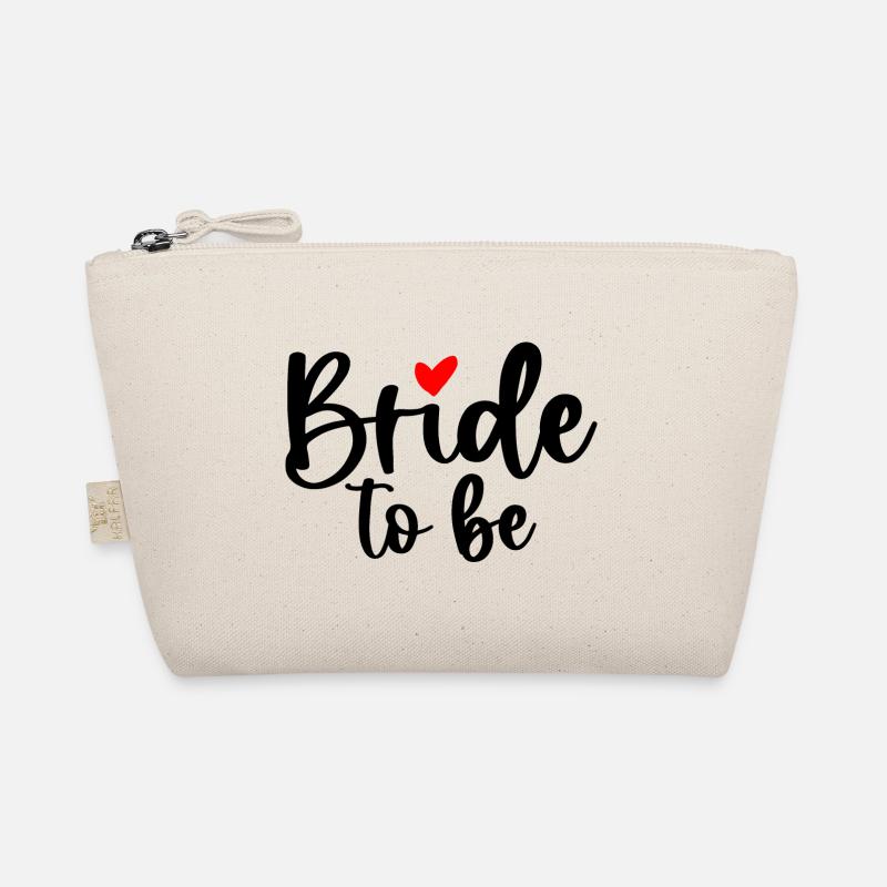 Bride To Be I Braut JGA - Bio-Täschchen - Natur