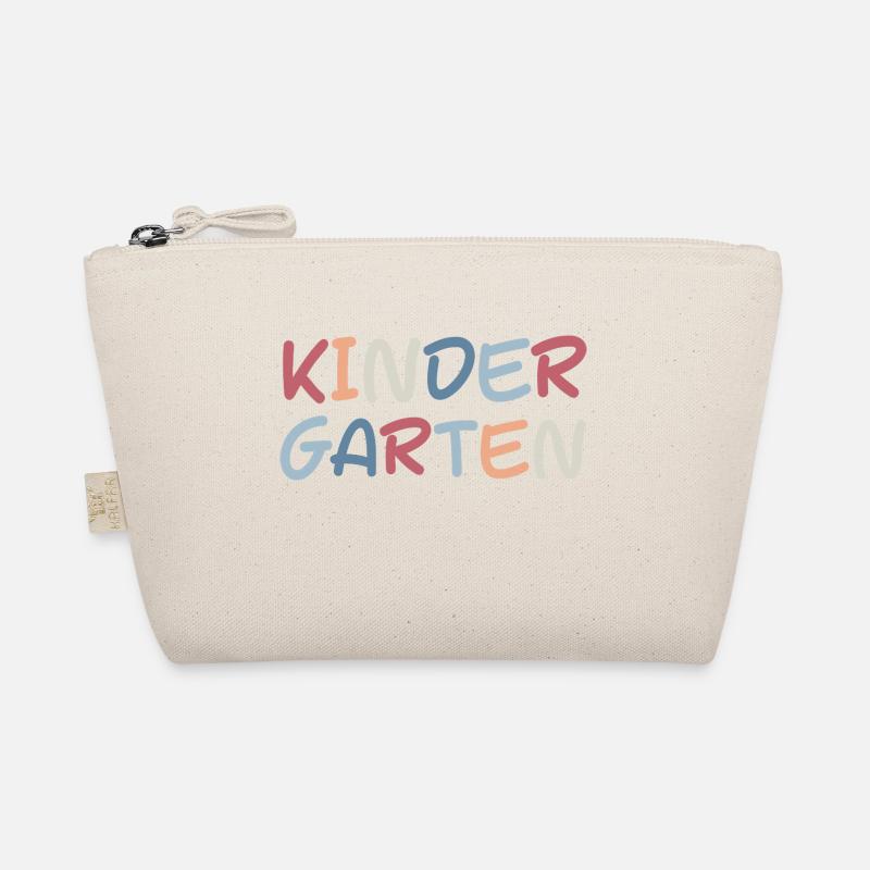 Lettering Kindergarten Toddlers Organic Pouch