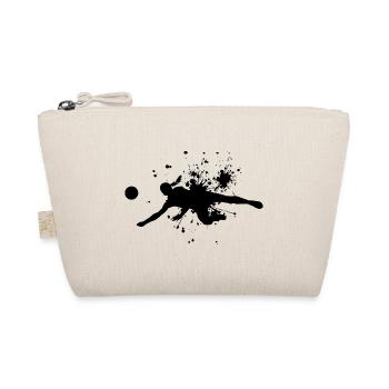 Volleyball Volley Damen Volleyballer Herren - Bio-Täschchen - Natur - Vorne