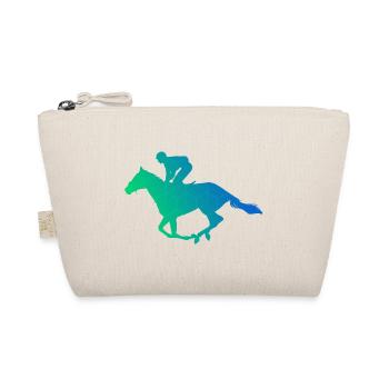 Reiten Reitsport Equestrian Herren Horse Riding - Bio-Täschchen - Natur - Vorne