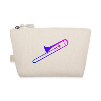 Brass Band Trombonist Trombonists Brass Orchestra - Organic Pouch - nature - Front