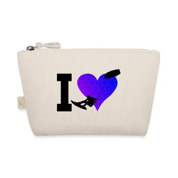Kitesurfer Kite Men Kitesurf kiting Kitesurfing Kitesurfin - Organic Pouch - nature - Front