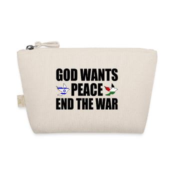 God wants peace for israel free palestine - Organic Pouch - nature - Front