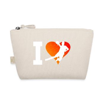 Herren Handballspieler Damen Handballspielen - Bio-Täschchen - Natur - Vorne