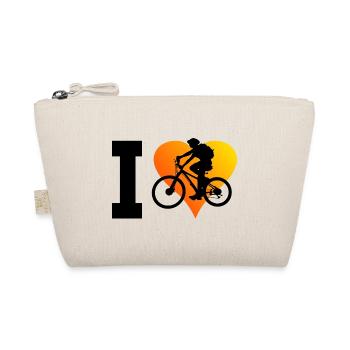 Mountain Bike Mountain Bike Cycling Women - Organic Pouch - nature - Front