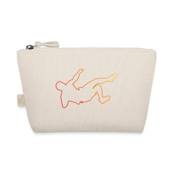 Boulder Bouldern Climber Herren Climbing - Bio-Täschchen - Natur - Vorne