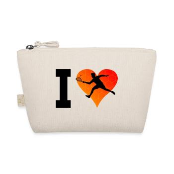 Women's Racquetball Pickleball Racquetball Games - Organic Pouch - nature - Front