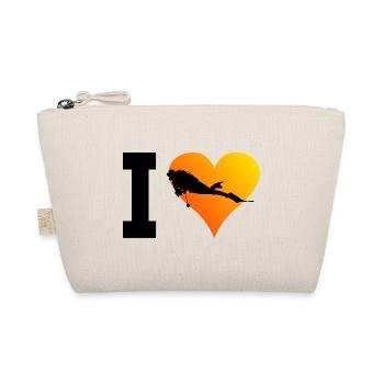 Free Dive Scuba Diver Diver Scuba Diving - Organic Pouch - nature - Front