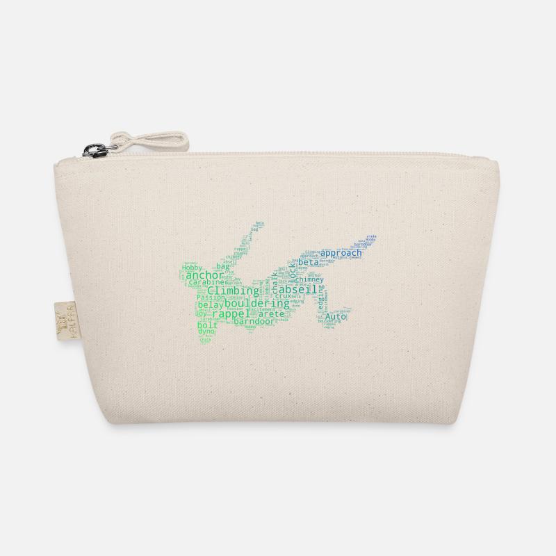 Boulder Damen Bouldern Kletterer Herren Bio-Täschchen