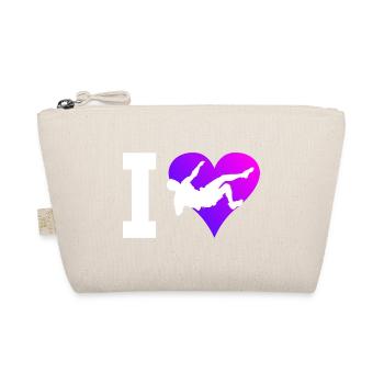 Men's Boulder Climbing Climber Climbing - Organic Pouch - nature - Front