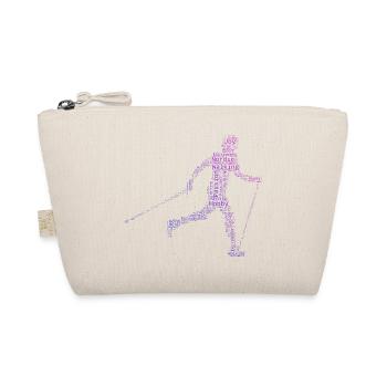 Walking Nordic Walking Walker Women Walking - Organic Pouch - nature - Front
