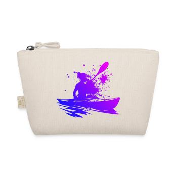 Kayak Women Men Kayak Kayaking Canoe - Organic Pouch - nature - Front