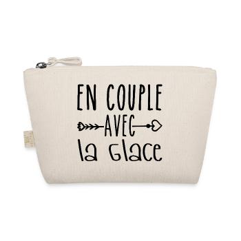En Couple avec Glace, cadeau Fans de Glace - Trousse biologique - nature - Devant