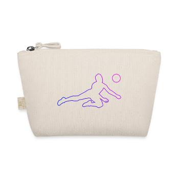 Volleyballspielen Volley Volleyball Volleyballspie - Organic Pouch - nature - Front