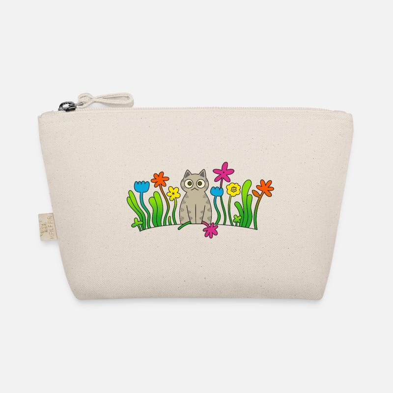 Chat avec une fleur Trousse biologique