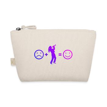 Trumpet Player Jazz Trumpeter Trumpeter - Organic Pouch - nature - Front