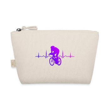 Road bike women men road bike racing cyclists - Organic Pouch - nature - Front