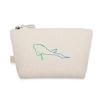 Free Dive Women Diving Scuba Diving Diving - Organic Pouch - nature - Front