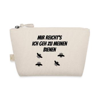 MIR REICHT´S ICH GEH ZU MEINEN BIENEN - Bio-Täschchen - Natur - Vorne