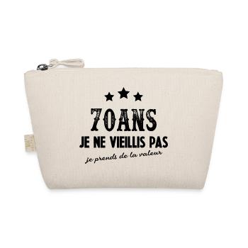 Vieillis pas cadeau anniversaire 70 ans Humour - Trousse biologique - nature - Devant