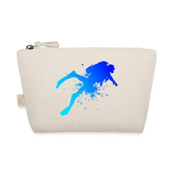 Diver Women Divers Scuba Divers Diving - Organic Pouch - nature - Front