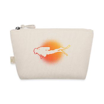 Scuba Diver Free Dive Divers Plongée Hommes - Trousse biologique - nature - Devant