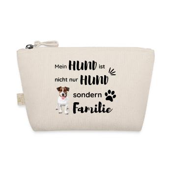Mein Hund ist nicht nur Hund sondern Familie - Bio-Täschchen - Natur - Vorne