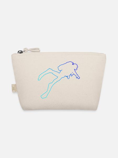 Diving Scuba Diver Free Dive Diver - Organic Pouch - nature - Front