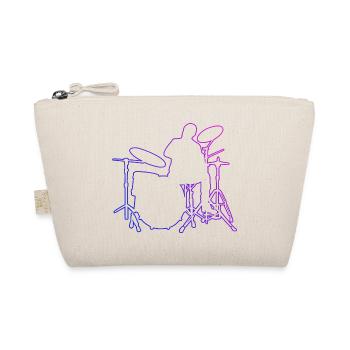 Percussionniste Batteur Femmes Tambours - Trousse biologique - nature - Devant