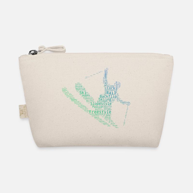 Damen Freestyle Ski Ski Freestyle Ski Jumping - Bio-Täschchen - Natur