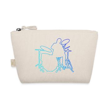 Drumming Drum Kit Drums Drummer - Organic Pouch - nature - Front